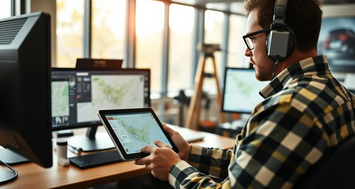 Tree service GPS dispatch management software ArboStar GPS dispatch system interface showing real-time route optimization for tree service crews