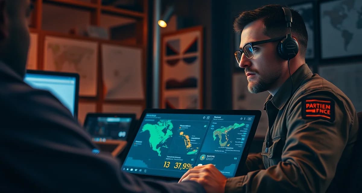 Real-time emergency tree service management system Emergency tree service dispatcher using SingleOps software to coordinate storm damage response and crew dispatch in real-time