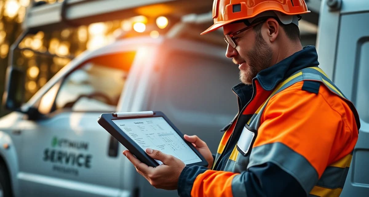 Quote speed impact on tree service business revenue Arborist reviewing faster quotes on digital device to improve bid win rates and revenue growth