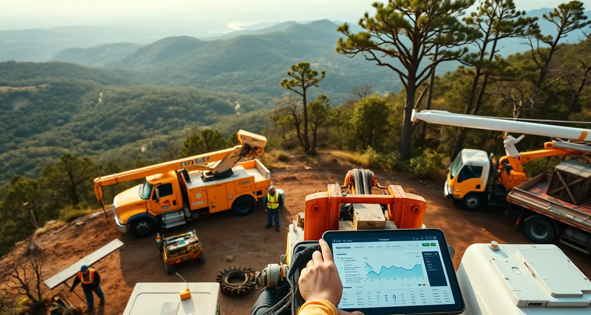 StumpIQ tree service management software for NC Tree service software dashboard for North Carolina companies managing equipment and scheduling across mountain and coastal regions.