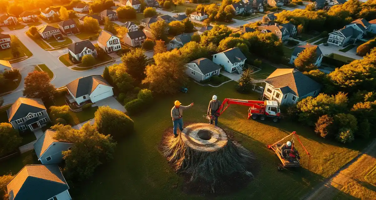 StumpIQ tree service management platform for Rhode Island Tree service software interface displaying GPS dispatch and AI quoting features for Rhode Island stump removal companies