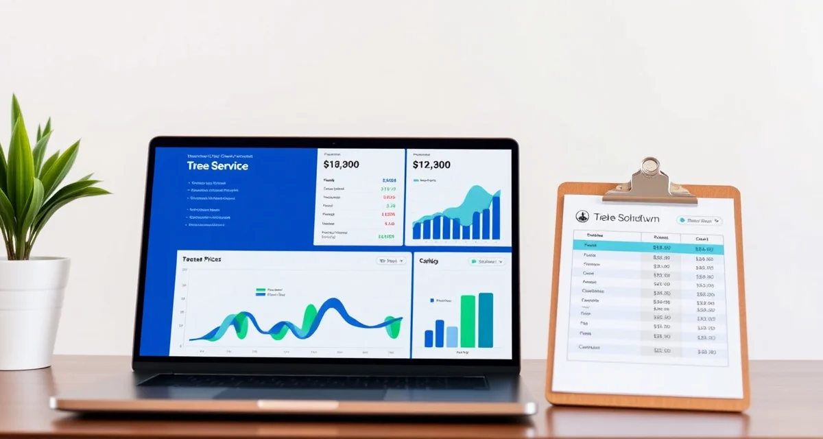 Tree service software pricing analysis SingleOps pricing comparison for tree service businesses showing setup costs and monthly subscription rates.