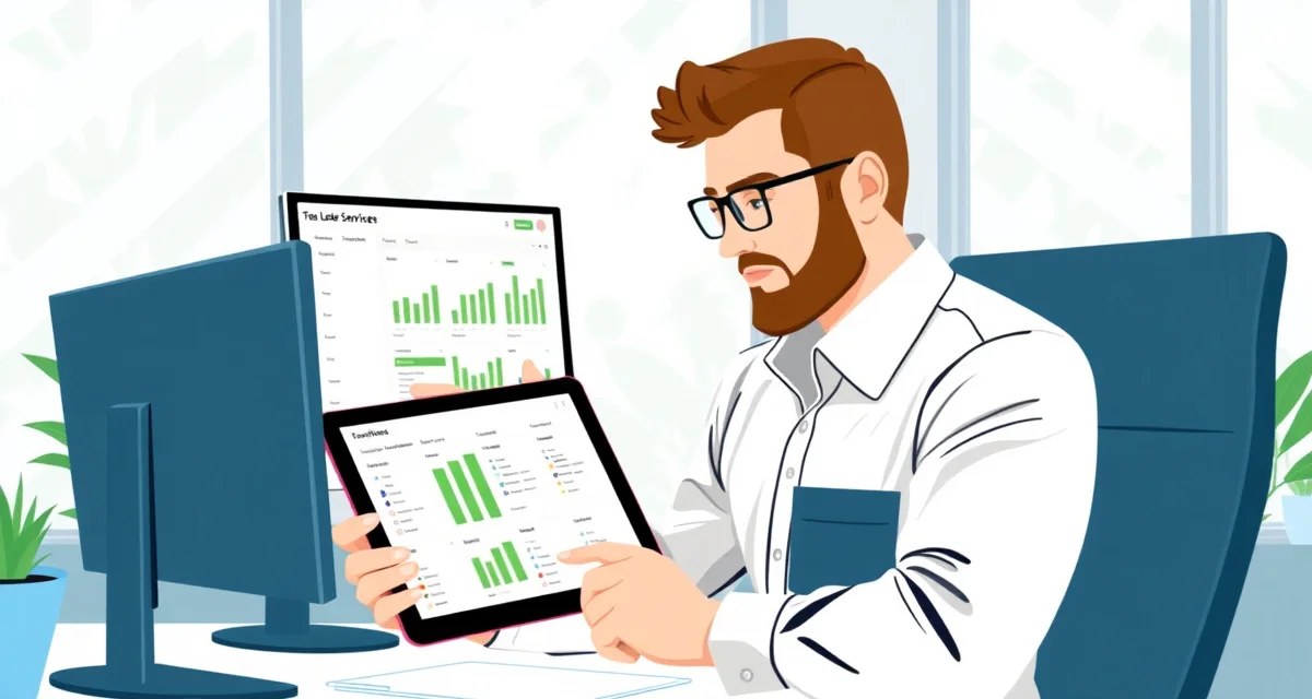 Lead tracking system for tree service companies Tree service lead management dashboard showing organized customer inquiries, follow-up tasks, and appointment scheduling for faster job booking.