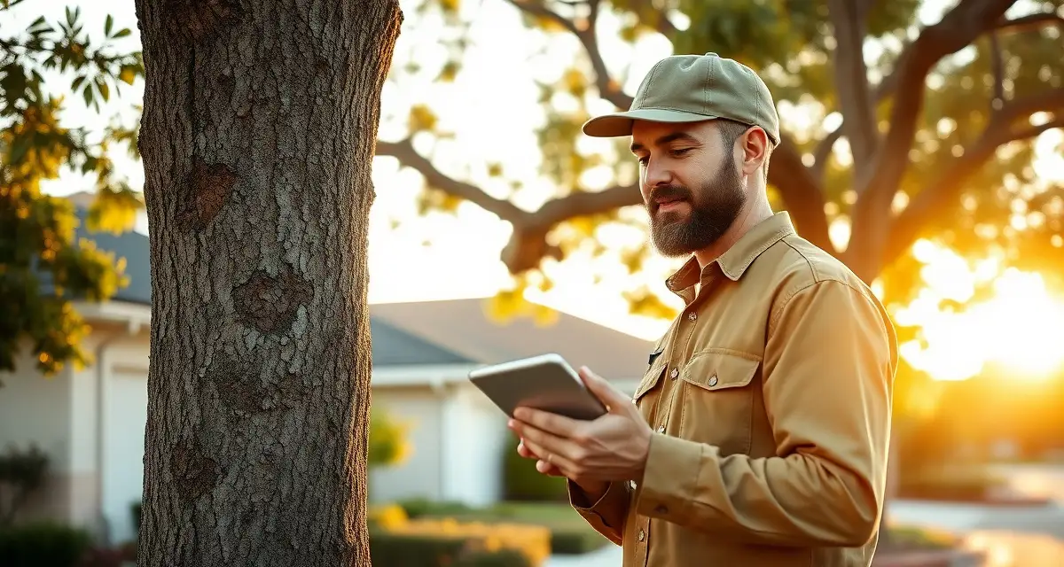 California tree service management technology Tree trimming software interface used by California arborists to schedule HOA pruning programs and manage recurring service routes